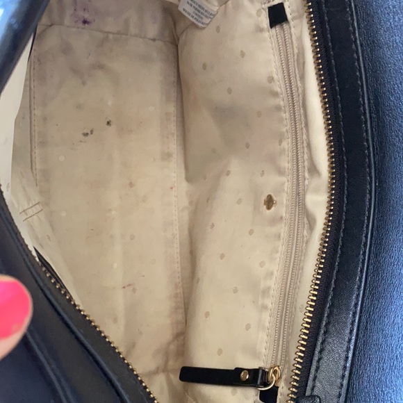 KATE SPADE black purse used gently - Picture 10 of 11